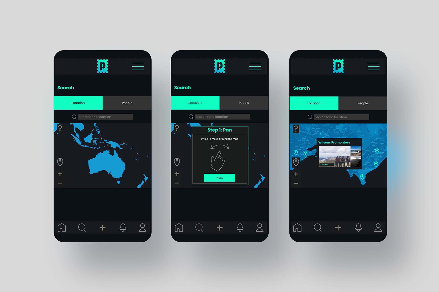 Postcard Search Interface